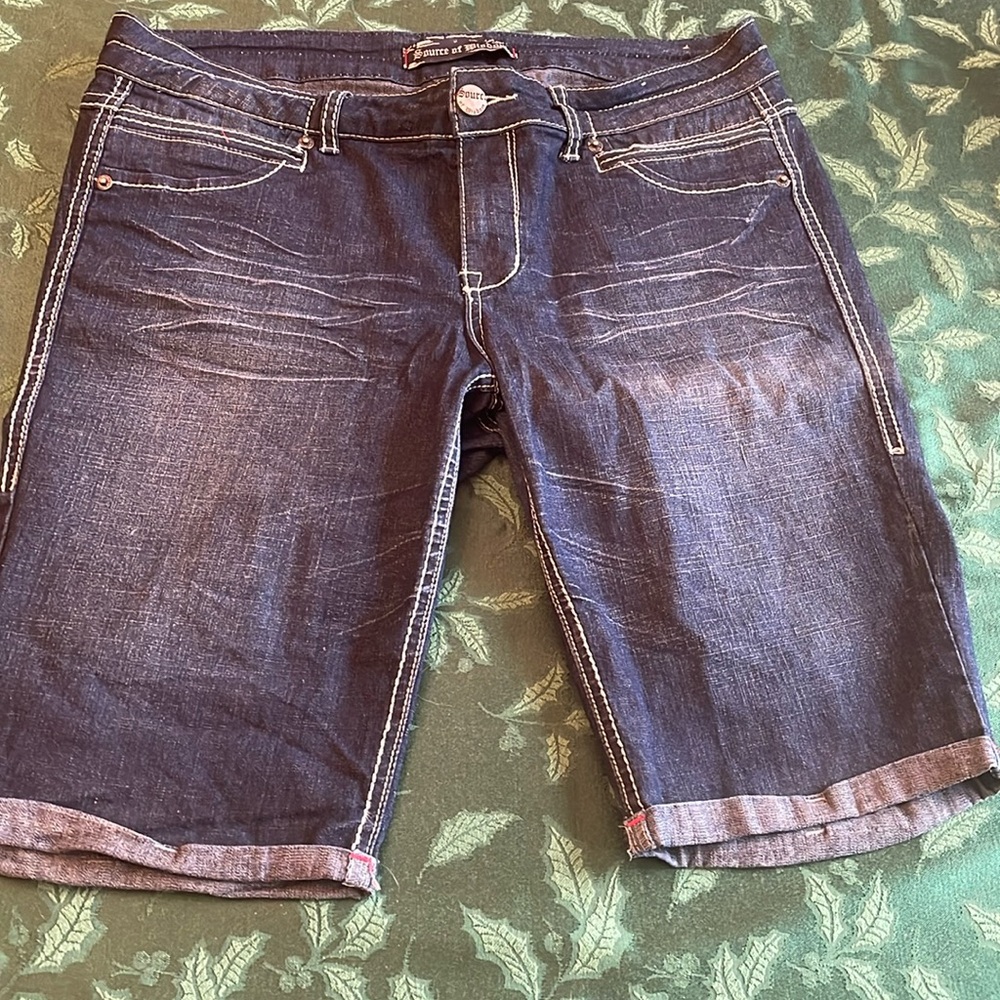 Vintage Source of Wisdom jeans shorts